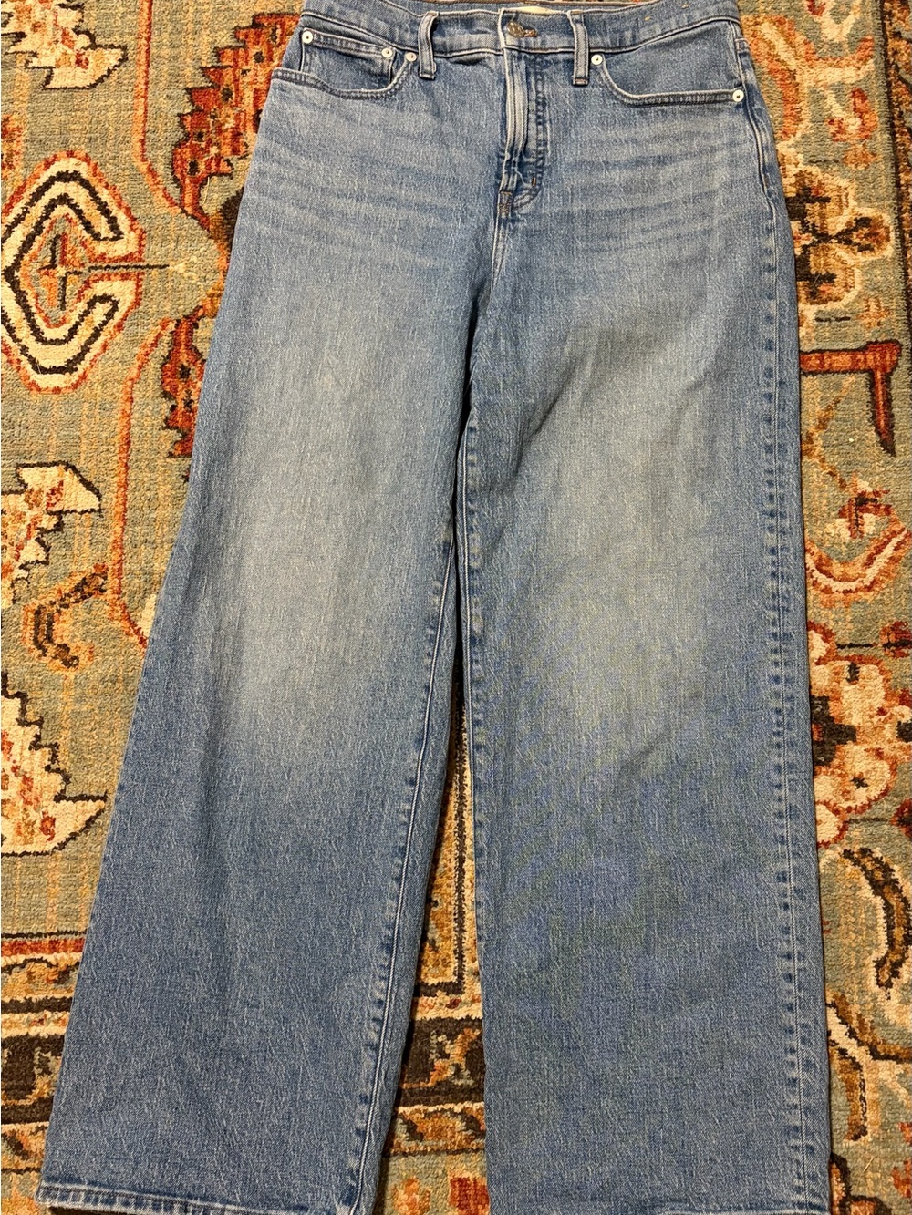 Madewell Vintage Light Blue Wide-Leg Jeans